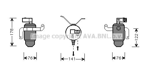 AVA QUALITY COOLING Kuivati,kliimaseade CND183